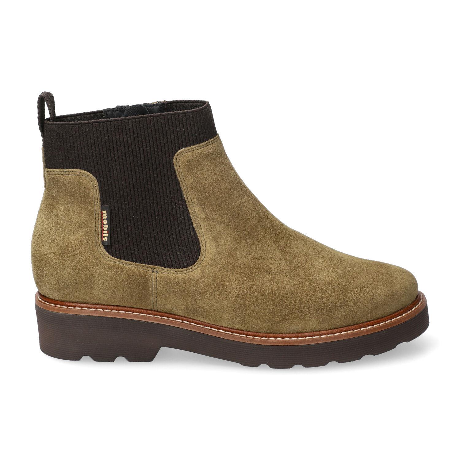 bottines femme modèle Oana vert lichen - Mephisto